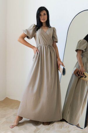 Jadone Fashion: Сукня Амелія бежевий - фото 6