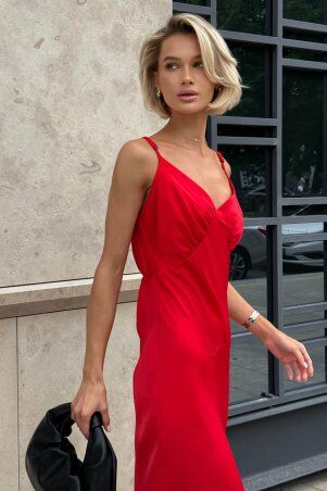 Jadone Fashion: Сукня Жизель червоний - фото 4