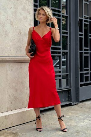 Jadone Fashion: Сукня Жизель червоний - фото 6