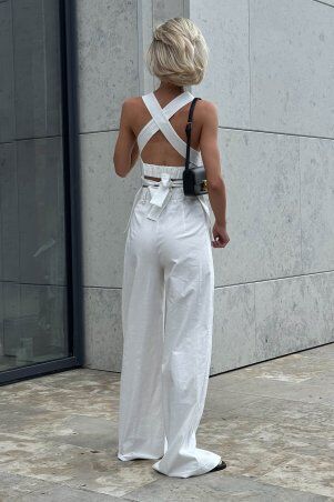 Jadone Fashion: Брюки Велет білий - фото 2
