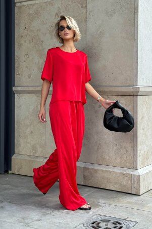 Jadone Fashion: Брюки Вір червоний - фото 4