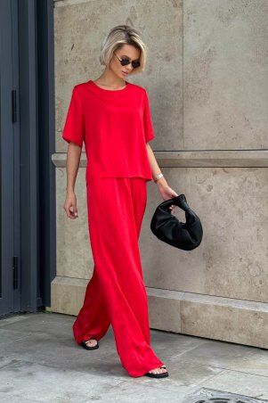 Jadone Fashion: Брюки Вір червоний - фото 5