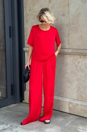 Jadone Fashion: Брюки Вір червоний - фото 6