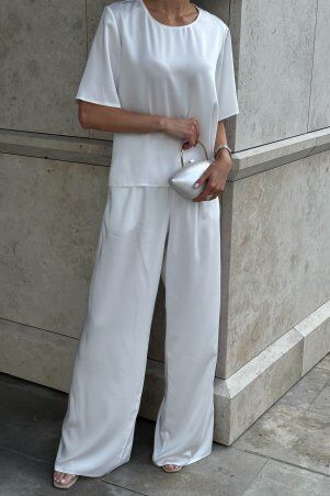 Jadone Fashion: Брюки Вір білий - фото 2