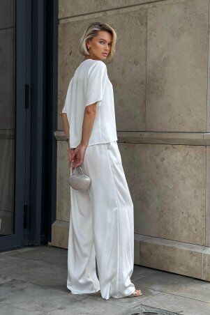 Jadone Fashion: Брюки Вір білий - фото 3