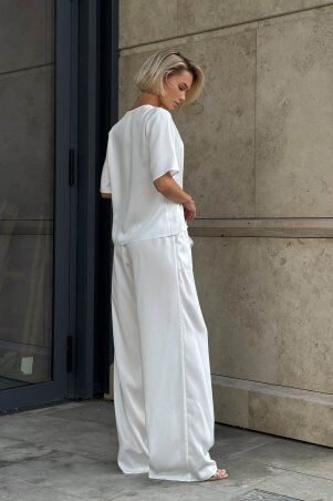 Jadone Fashion: Брюки Вір білий - фото 4