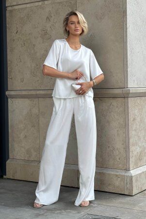 Jadone Fashion: Брюки Вір білий - фото 5