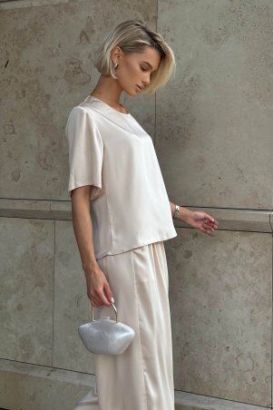 Jadone Fashion: Блуза Карпіз бежевий - фото 3