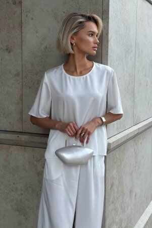 Jadone Fashion: Блуза Карпіз білий - фото 2