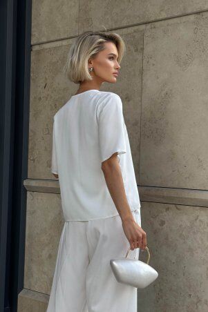 Jadone Fashion: Блуза Карпіз білий - фото 4