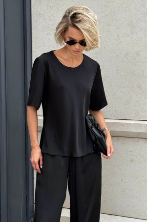 Jadone Fashion: Блуза Карпіз чорний - фото 2