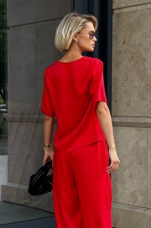 Jadone Fashion: Блуза Капріз червоний - фото 3