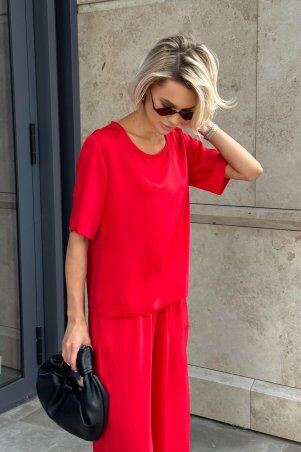 Jadone Fashion: Блуза Капріз червоний - фото 5
