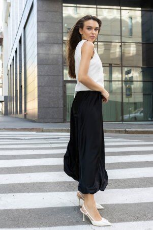 Jadone Fashion: Спідниця-балон максі Бета чорний - фото 4