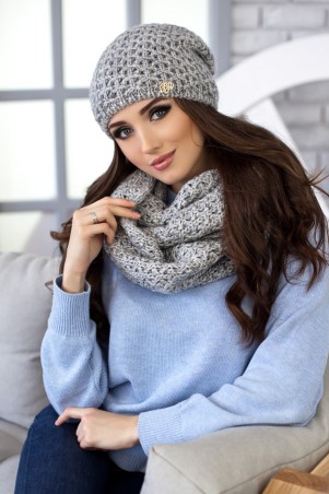 Braxton: Комплект «Денвер» (шапка и  шарф-снуд) (4337-8) 4337-8 - фото 1