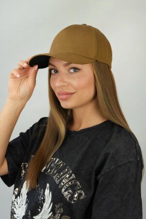 Braxton: Однотонная коттоновая бейсболка unisex 1372 - фото 7