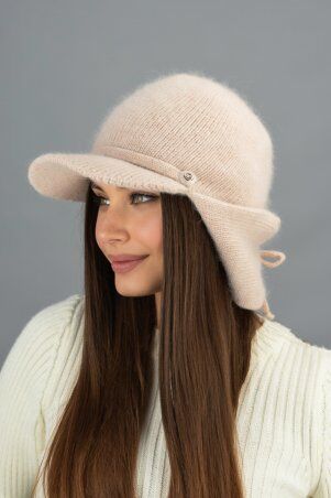 Braxton: Женская вязаная шапка-ушанка с козырьком "Иззи" 7235 - фото 7