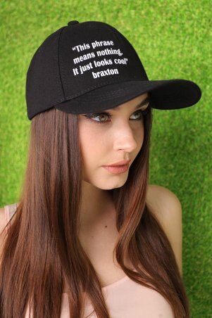 Braxton: Бейсболка «it just looks cool» unisex 1393 - фото 5