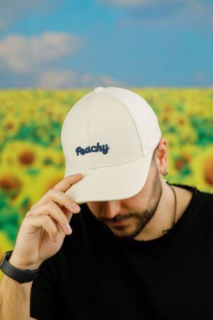 Braxton: Мужская однотонная коттоновая бейсболка unisex  - фото 78