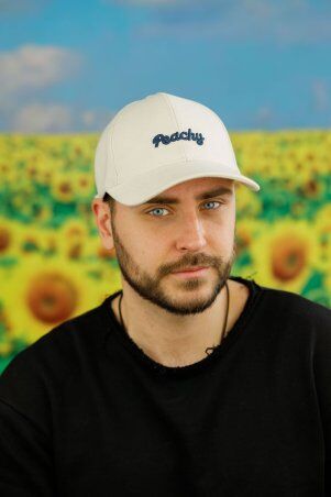 Braxton: Мужская однотонная коттоновая бейсболка unisex  - фото 79