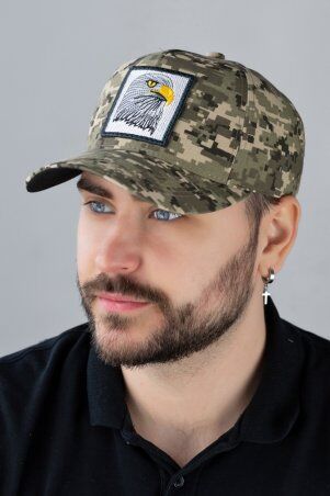 Braxton: Мужская однотонная коттоновая бейсболка unisex  - фото 89