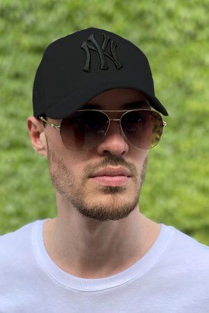 Braxton: Мужская однотонная коттоновая бейсболка unisex  - фото 112