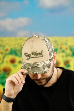 Braxton: Мужская однотонная коттоновая бейсболка unisex  - фото 17