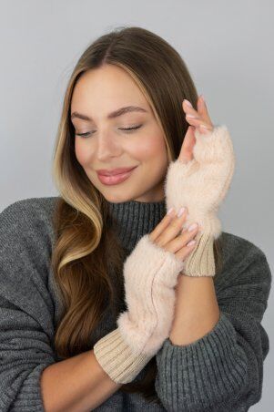 Braxton: Митенки женские пушистые 7262 - фото 2