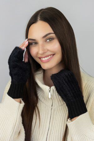 Braxton: Митенки женские пушистые 7262 - фото 4