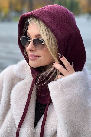 Caskona: Hood Frost бургунди SG 46076 - фото 3