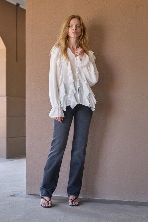 Itelle: Джинси труби Колір темний графіт 3021 - фото 2