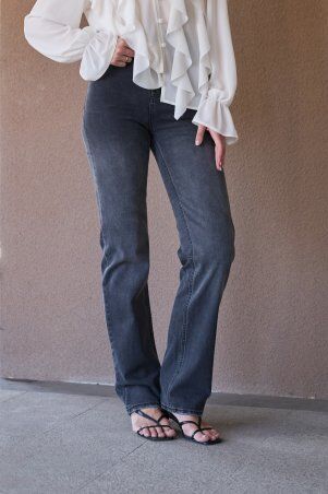 Itelle: Джинси труби Колір темний графіт 3021 - фото 3