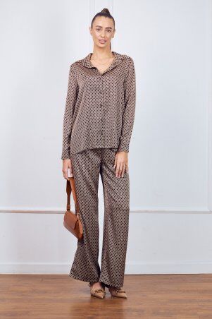 Itelle: Костюм в пижамному стилі із шовку Баварія 3229 - фото 2