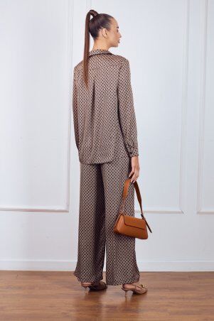 Itelle: Костюм в пижамному стилі із шовку Баварія 3229 - фото 3