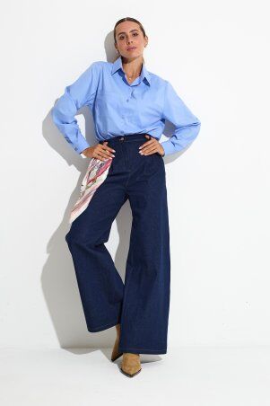 Itelle: Джинси палаццо сині 4355 - фото 2