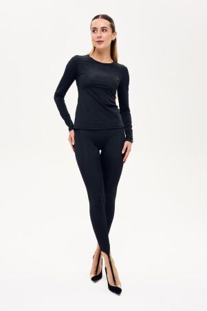 Itelle: Лосіни зі штрипкою через палець з фурнітурою чорний 4362 - фото 2