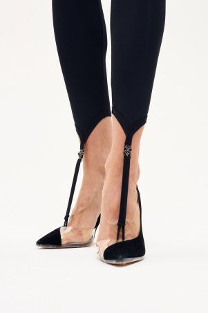 Itelle: Лосіни зі штрипкою через палець з фурнітурою чорний 4362 - фото 7