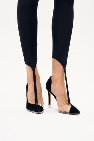 Itelle: Лосіни зі штрипкою через палець чорний 4364 - фото 3