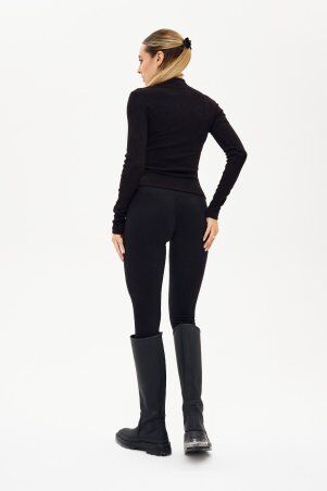Itelle: Лосіни-гамаши із трикотажу термо чорного кольору 4366 - фото 3