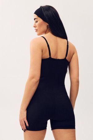 Itelle: Ромпер із трикотажу рубчик короткий 4619 - фото 3