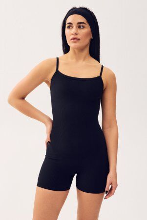 Itelle: Ромпер із трикотажу рубчик короткий 4619 - фото 4