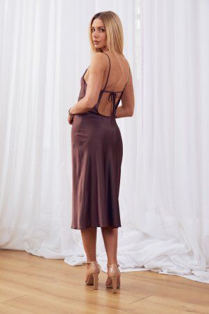 Itelle: Сукня комбінація шоколад 51505 - фото 3