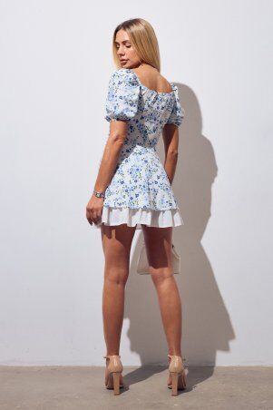 Itelle: Сукня квіточка принт блакитна квітка 51510 - фото 3