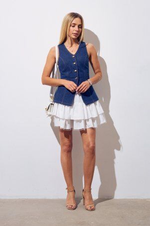 Itelle: Сукня жилет джинсова 51523 - фото 5