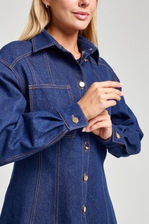 Itelle: Куртка джинсова приталиного силуету 7138 - фото 4