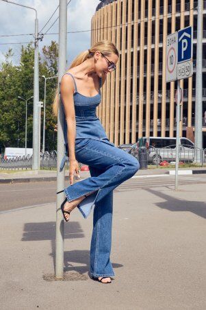 Itelle: Корсет джинсовий 8444 - фото 2