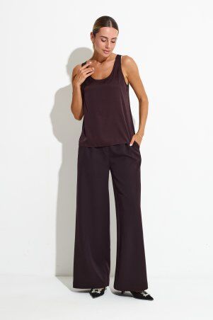 Itelle: Шовкова майка Люсі шоколад 8449 - фото 4