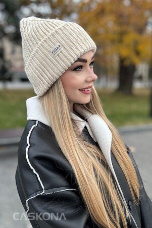 Caskona: Satin Шапка айвори SG 48210 - фото 3