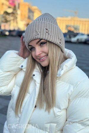 Caskona: Hazel Шапка беж SG 48111 - фото 3