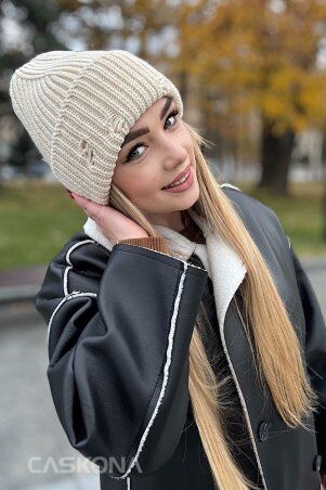 Caskona: Hazel Шапка айвори SG 48110 - фото 2